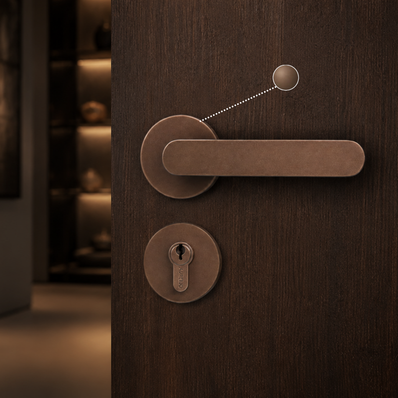 Tobacco - Vento - Mortise Door Handle Banner Mobile