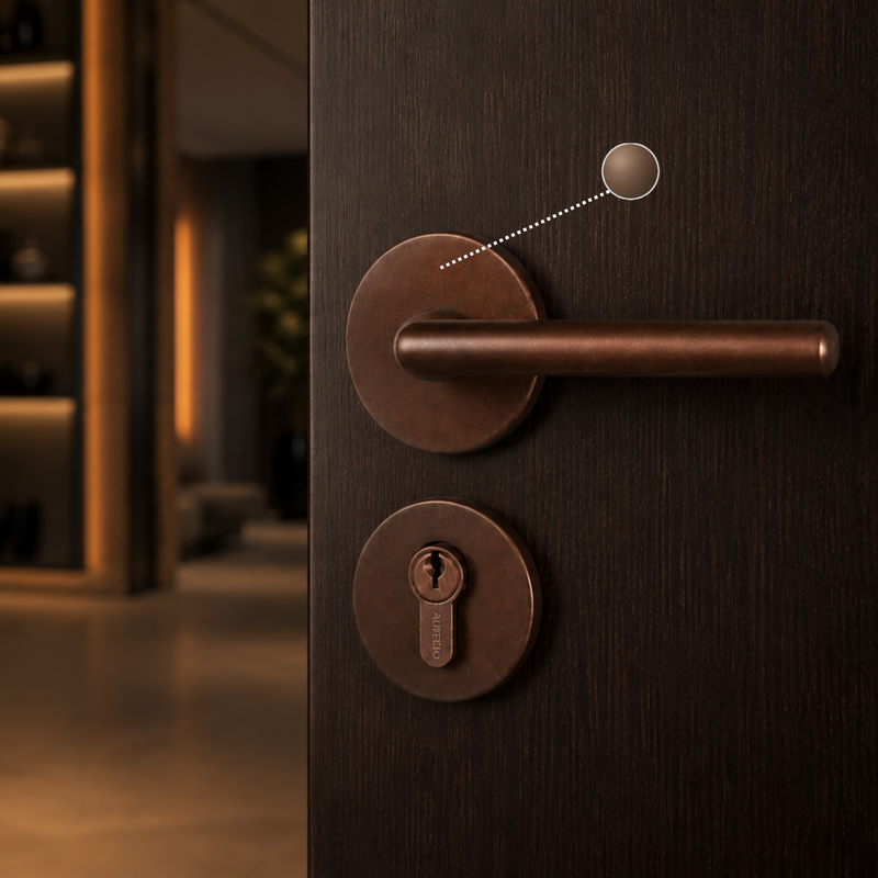 Tobacco - LUCE - Mortise Door Handle Banner Mobile