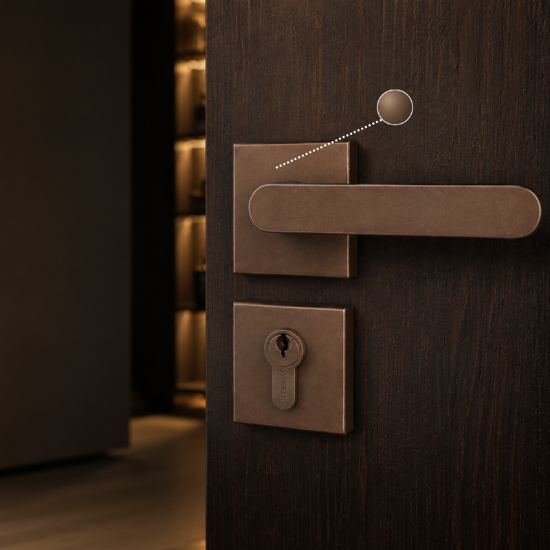 Tobacco - Senso - Mortise Door Handle Banner Mobile